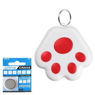 寶護者 藍牙防丟器 附電池, 貓爪紅, 1個