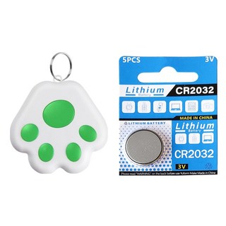 POWERCAT 寶護者 貓爪藍牙防丟器 附電池, 綠色, 1個