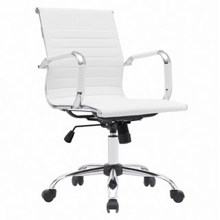 E-home Ardin雅登可調式扶手電腦椅 EFC005A, 白色