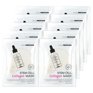 PAUL MEDISON 幹細胞膠原蛋白面膜, 10個, 1入