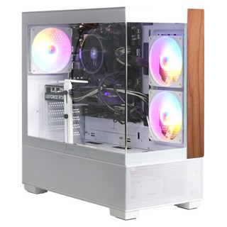 Jooyon 2025 Counter D6 Ryzen 5 Ryzen 5000 系列 GeForce RTX 4060 Ti, 白色, D65646T-W, 16GB, Free DOS, 512GB