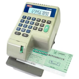 Vertex 世尚 微電腦LED視窗型國字支票機/背光支票機, 1個, CH368L