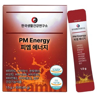 koreasaenghwalgeongangyeonguso PM果汁 PM能量 活力補充 綜合維他命, 1個, 45g