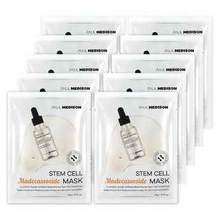 PAUL MEDISON 幹細胞積雪草苷面膜, 1入, 10個