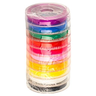 水晶DIY 高彈性彈力線 串珠材料 0.8mm x 7m, 10個, 混合色