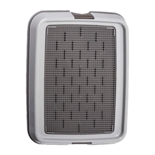 IRIS 防抓式平面狗便盆, 灰色, 1個