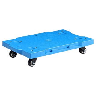 小麥購物 平板4輪小推車 2吋輪 L1250 藍色, 1個