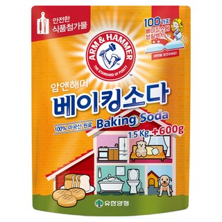 암앤해머 베이킹소다, 2.1kg, 1개