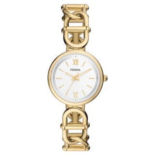 FOSSIL Carlie 時尚啞光金環手鍊式女錶 不鏽鋼錶帶 ES5272 30mm