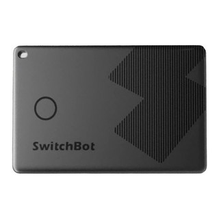 SwitchBot Wallet Finder Card 輕薄防丟卡/遺失物辨識/追蹤卡/AirTag, 1個, 黑色