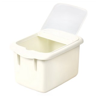 HIKARI 日光生活 儲米箱 M160, 米白色, 1個