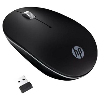 hp 惠普 無線靜音滑鼠, 黑色, S1500