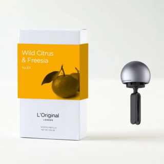L'Original LONDON 洛瑞歐 精品車用香氛補充裝, 野柑桔與小蒼蘭, 2個