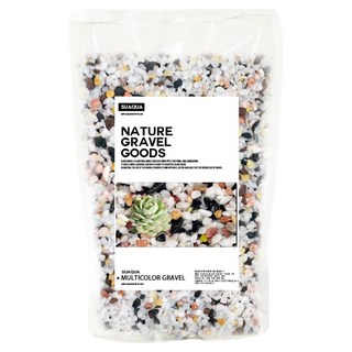 수아쿠아 네이쳐굿즈 오색사 3~5mm 2kg, 혼합색상, 1개