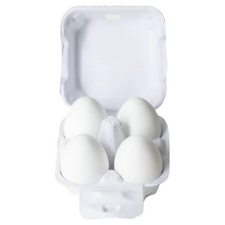 The Nature of things 自然之事 雞蛋造型擴香石 吸濕防潮矽藻土 精油薰香石 冰箱除臭石, 4個, 白色
