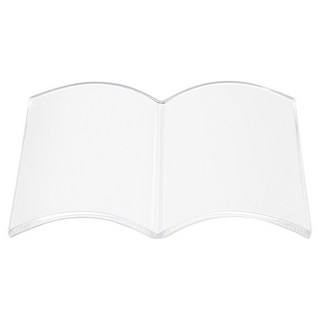 Today Living 書本造型透明鎮紙 21.5 x 18.5 x 0.5 cm, 1個