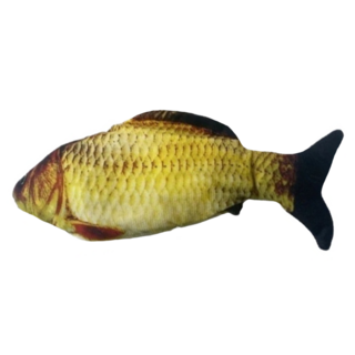 高精寵物 電動魚 草魚, 深黃色, 1個, 單一商品