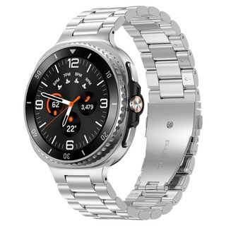 SPACE SHIELD 鋼製錶帶, 銀色