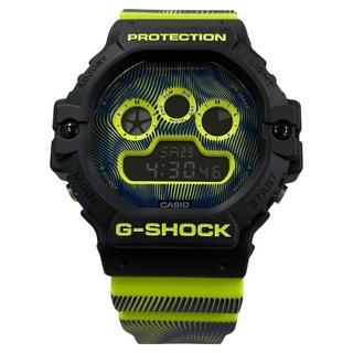 CASIO 卡西歐 G-SHOCK 科幻感奇妙世界螢光色調電子錶 DW-5900TD-9DR