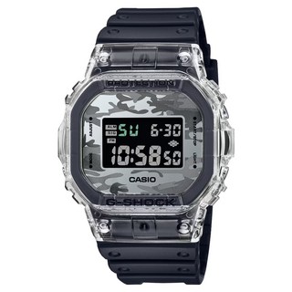 CASIO 卡西歐 G-SHOCK 方形迷彩錶盤電子錶 DW-5600SKC-1DR