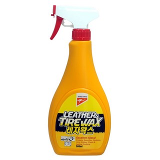 캉가루 레자 시트 인조가죽 플라스틱 타이어 왁스, 500ml, 1개