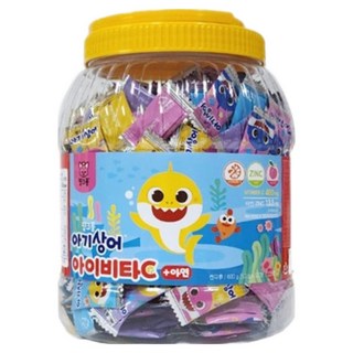 Pinkfong 兒童維他命C加鋅 水蜜桃口味 600g, 1個, 500錠