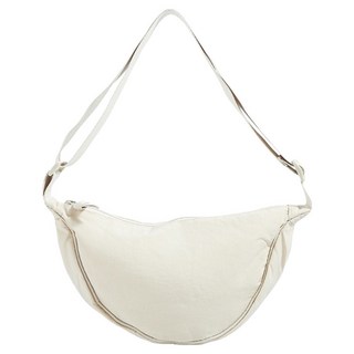 Apilco 旅行用迷你半月斜揹包, 白色