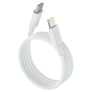 Neon 台灣霓虹 Type-C公轉Lightning公 PD快充線 20W, 1個, 1m, 白色