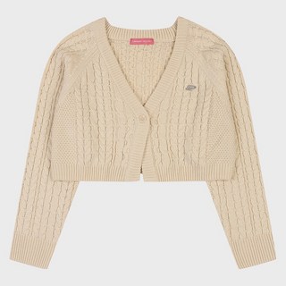 Wonderplace 女款 ORDINARY HOLIDAY 單釦短版針織衫 W7C24RJSC106