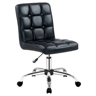 E-home Parker 派克可調式方格電腦椅 EFC001A-blk, 黑色