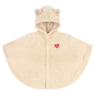 Care Bears 愛心小熊兒童可愛附耳連帽刷毛斗篷