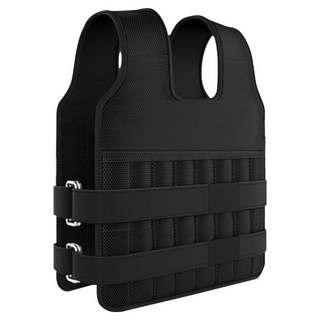 三次方 可調節負重背心, 黑色, 20kg