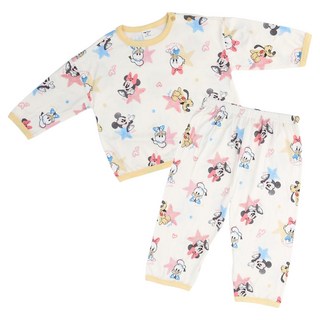 mollimelli friends 兒童款 Disney 米奇與好朋友們 可愛蜜桃絨家居服套裝