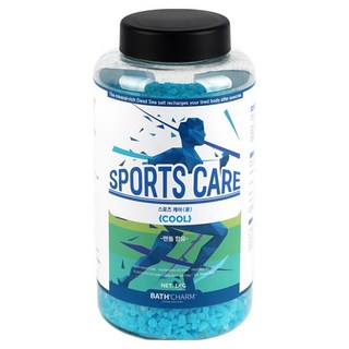 BATH'CHARM 運動護理涼感入浴劑 罐裝, 1kg, 1個