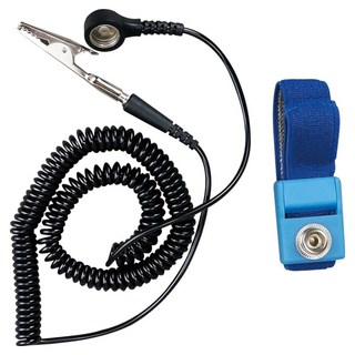 Octopus 章魚牌 防靜電固定鬆緊帶型手環 銀質 578.101, 藍色, 1個