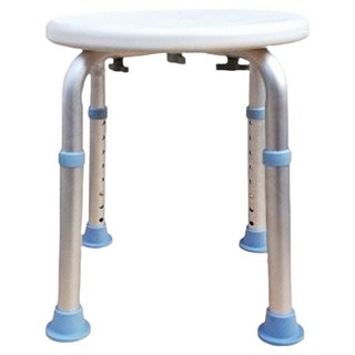 舒盈調節型全鋁防滑浴室安全椅 專業穩固親膚款 A010, 白色