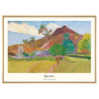 菠蘿選畫所 保羅・高更 塔希提風景 AVAR5745D, 木色