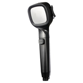 FAmILyLIFE 生活 白武士增壓4檔蓮蓬頭 A-132-BK, 1個, 黑色