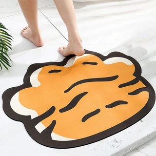 AFAMIC 艾法 萌虎系吸水腳踏地墊/橡膠珪藻土軟墊