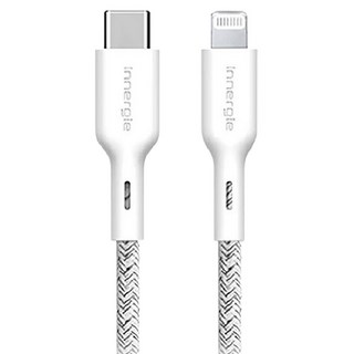Innergie USB-C-Lightning充電線, 1個, 白色, 180cm