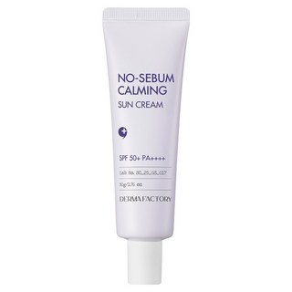 DermaFactory 無機防禦無油無慮鎮靜防曬乳 SPF50+ PA++++, 1個, 50g