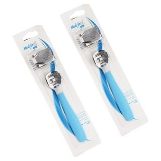 Mirhome Furni 足部硬繭角質去除器 2入 + 刀片 20入 組 藍色, 1套