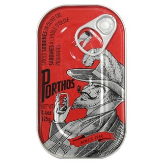 포르토스 올리브오일 스파이스드 정어리 통조림, 125g, 1개