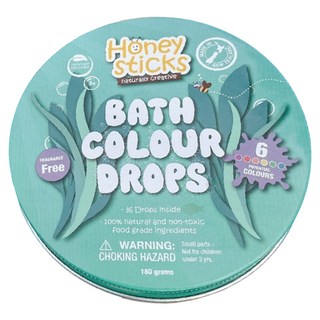 Honeysticks 紐西蘭純天然無毒沐浴樂趣泡澡錠 繽紛泡澡錠6色 兒童專用, 1個, 180g