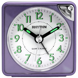 RHYTHM 日本麗聲時計 方塊夜燈鬧鐘, 羅蘭紫