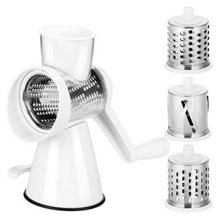 tescoma Handy 4in1吸座手搖滾筒刨刀, 1個, 白色