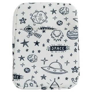 CASHCOO 手提平板電腦包 行星 大號(36 x 26 x 3 cm), 1個, 白色