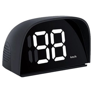 領先者 H01 2合1 GPS 白光大字 測速提醒 + HUD抬頭顯示器, 1個, 黑色