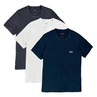 HUGO BOSS 男款圓領短袖T恤 3件組 50325887