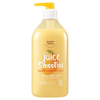 해피바스 쥬스 스무디 옐로우 바디워시 유자향, 820g, 1개